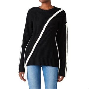 Derek Lam 10 Crosby Braided Sweater